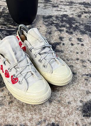 Кеди converse x comme des garçons 3