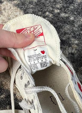 Кеди converse x comme des garçons 8