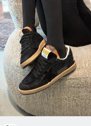 Кеди golden goose чорні черные голден гус кеды золотой гусь кроссовки кросівки