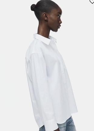 Сорочка котон оверсайз h&amp;m