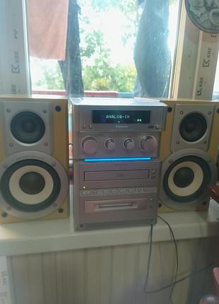 Музичний центр panasonic sa-pm30md md stereo system з bluetooth