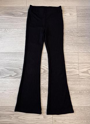 Штани в рубчик кльош h&m 134 см