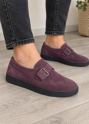 Туфлі clarks з натуральної замші