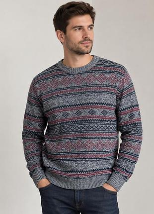 Щільний теплий чоловічий светр 21men (forever 21) подвійної в'язки, розмір l. ідеальний стан!