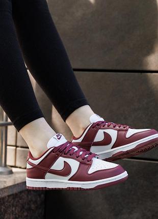 Кроссовки nike sb dunk low - bordeaux