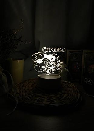 Нічник cuphead монохромний usb