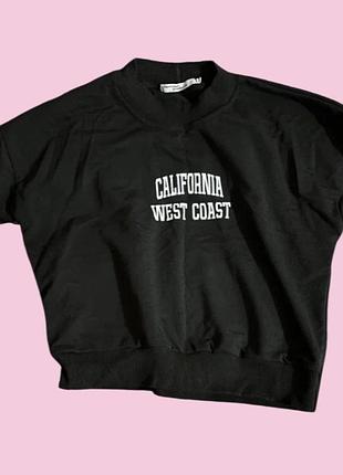 Жіночий світшот california west coast, чорний, розмір 44-46