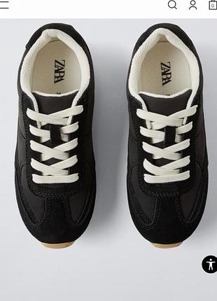 Кросівки розмір 31 zara чорного кольору для хлопчика