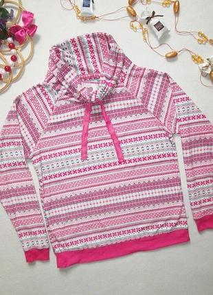 Флісова кофта худи в норвезький орнамент tu 🧵🌹🧵