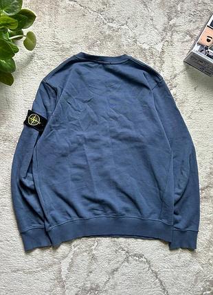 Світшот чоловічий stone island синій 2