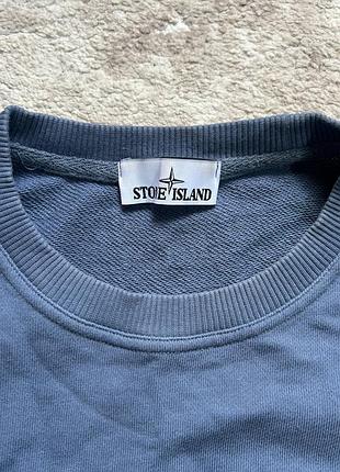 Світшот чоловічий stone island синій 3