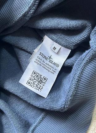 Світшот чоловічий stone island синій 4
