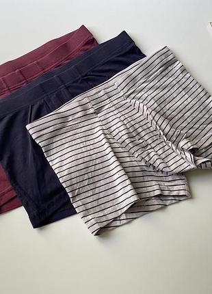 3 шт набір чоловічих боксерів труси h&m
