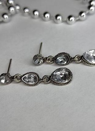 Серьги с кристаллами