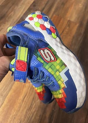 Кросівки для хлопчика skechers mega-craft сині різнокольорові
