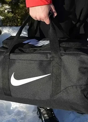 Спортивна сумка чорна nike, сумка чоловіча найк, сумка для тренувань