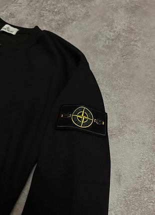 Чоловічий світшот stone island чорний 3