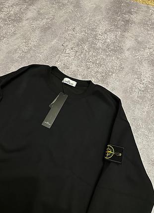 Чоловічий світшот stone island чорний 2
