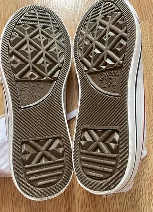 Кеди жіночі converse all star білі 4