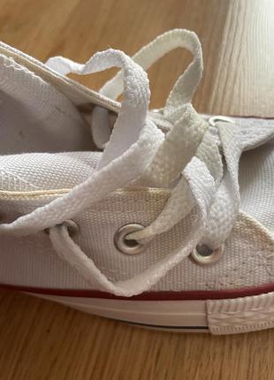 Кеди жіночі converse all star білі 5