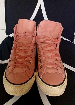 Кеды высокие на меху converse 2