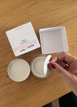 Пудра unico setting&finishing powder pearl 3