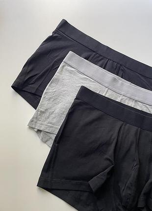 3 шт набір чоловічих боксерів труси h&m 2
