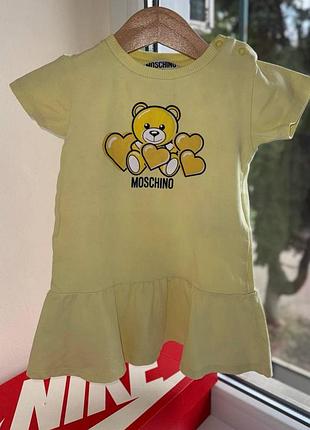 Сукня-футболка moschino💛