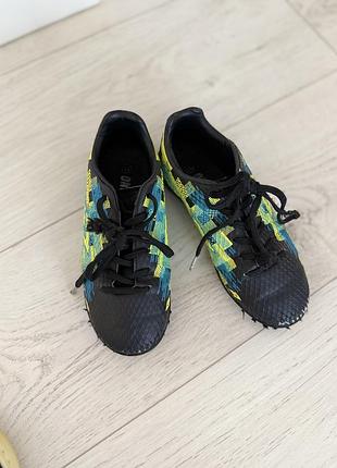 Футзалки  adidas сороконіжки для хлопчика розмір 31 колір чорний