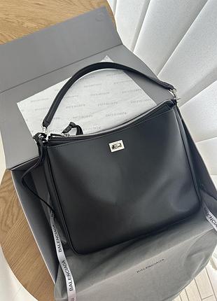 Сумка для жінок balenciaga чорна шкіряна