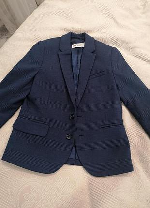 Піджак для хлопчика h&m синій