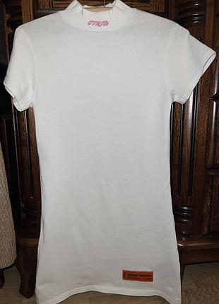 Сукня-футболка heron preston (оригінал, organic cotton, розмір s)