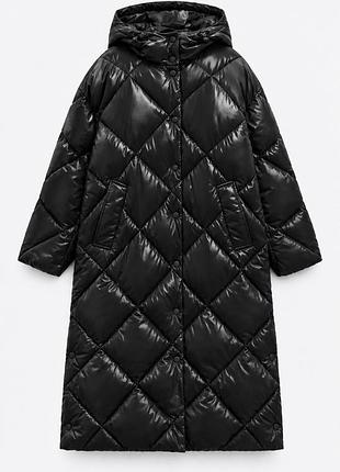 Продам стьобане пальто zara.