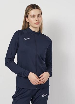 Кофта жіноча спортивна nike темно-синя