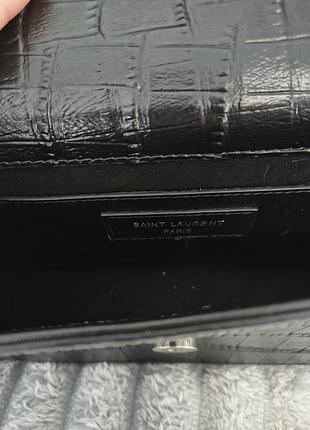 Saint laurent kate medium crocodile embossed 5