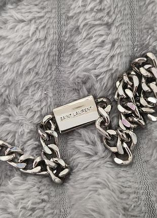Saint laurent kate medium crocodile embossed 4