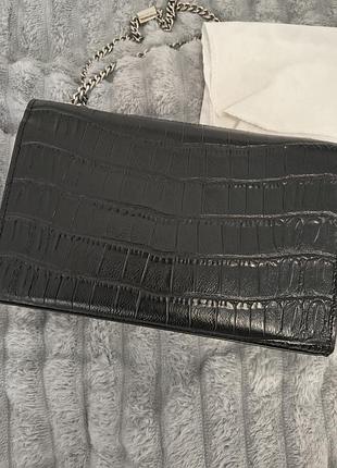 Saint laurent kate medium crocodile embossed 6