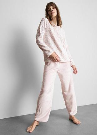 Плюшева піжама жіноча primark, англія, xl,xxl