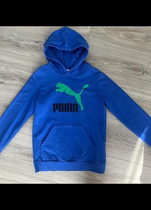 Худі для підлітків puma синя, розмір 152