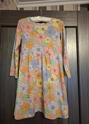 🌿 сукня від h&m на дівчинку 7/8 років