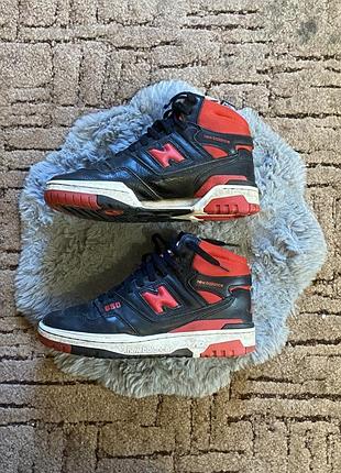 New balance 650 black red кроссовки