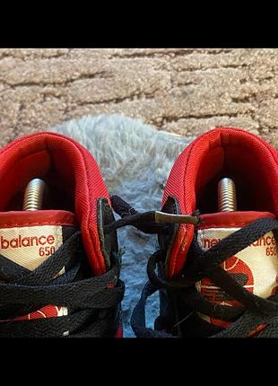 New balance 650 black red кроссовки 5
