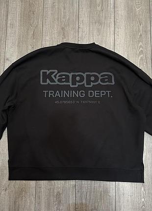 Kappa чоловічій світшот оригінал чорний світшот