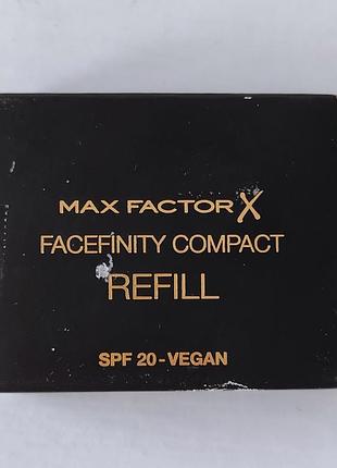 Змінний блок (рефіл) компактної пудри max factor facefinity compact refill # 002 ivory
нова