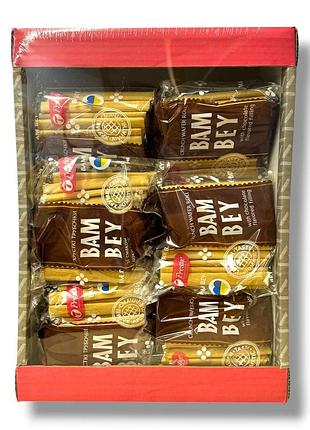Сухой завтрак «бам-бей» с начинкой с шоколадным ароматом prestige confectionery, 2.5 кг (бр.пакет)