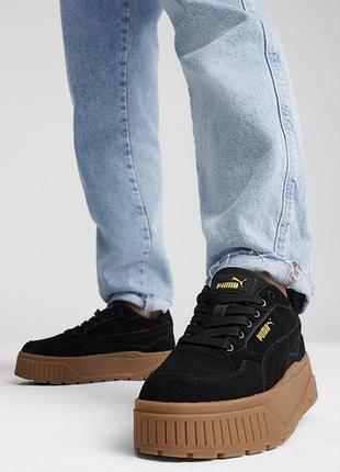 Жіночі чорні замшеві снікерси karmen ii idol suede sneakers women