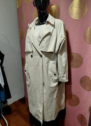 Тренч плащ zara базовый 2