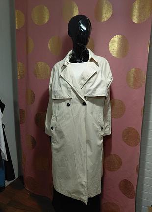 Тренч плащ zara базовий