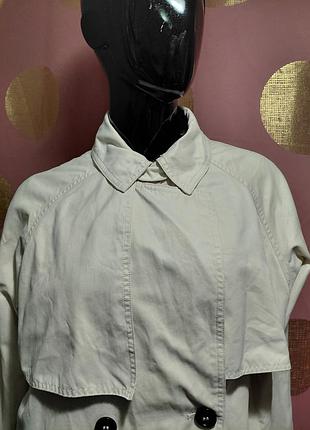 Тренч плащ zara базовый 4