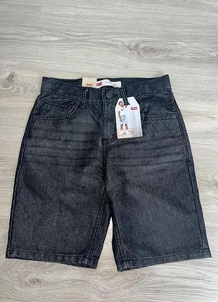 Шорти на хлопчика levi’s джинсові чорні.